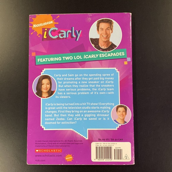 iCarly: iAm Famous! by Laurie McElroy - Scholastic Paperback Novel - Picture 2 of 10